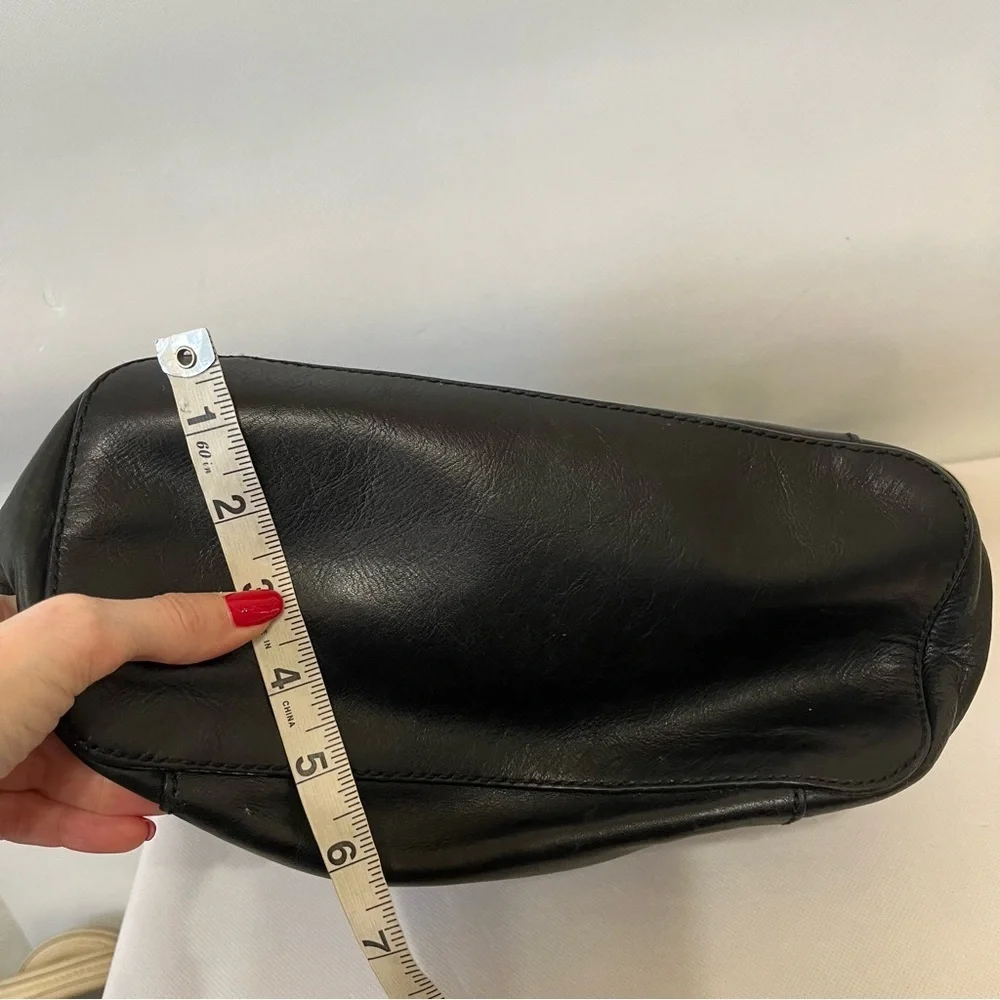 Fossil Black Leather Bucket Bag